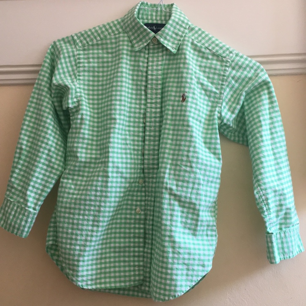 TRADED BOGO boys plaid shirt